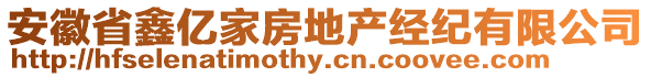 安徽省鑫億家房地產(chǎn)經(jīng)紀(jì)有限公司