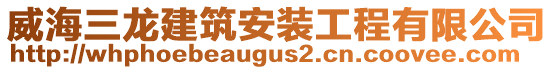威海三龍建筑安裝工程有限公司
