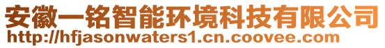 安徽一銘智能環(huán)境科技有限公司