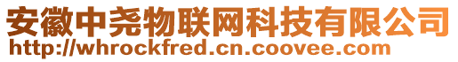 安徽中堯物聯(lián)網(wǎng)科技有限公司