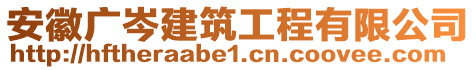 安徽廣岑建筑工程有限公司