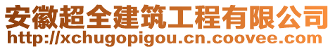 安徽超全建筑工程有限公司