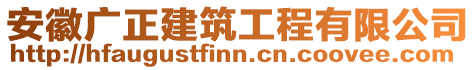 安徽廣正建筑工程有限公司