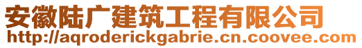 安徽陸廣建筑工程有限公司