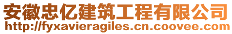 安徽忠億建筑工程有限公司