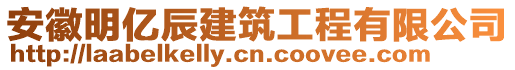 安徽明億辰建筑工程有限公司