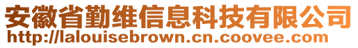 安徽省勤維信息科技有限公司