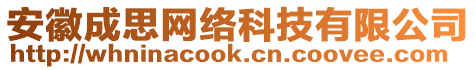 安徽成思網(wǎng)絡(luò)科技有限公司