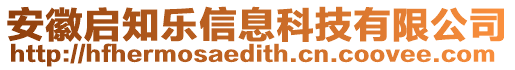 安徽啟知樂信息科技有限公司