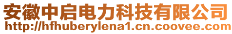 安徽中啟電力科技有限公司