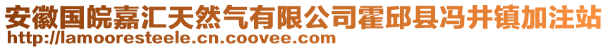 安徽國皖嘉匯天然氣有限公司霍邱縣馮井鎮(zhèn)加注站