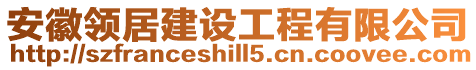 安徽領(lǐng)居建設(shè)工程有限公司