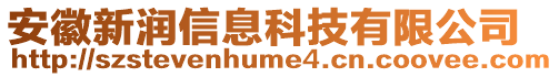 安徽新潤(rùn)信息科技有限公司