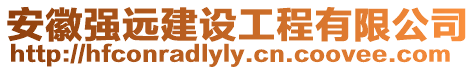 安徽強(qiáng)遠(yuǎn)建設(shè)工程有限公司