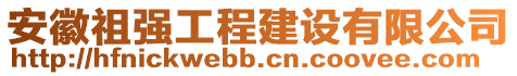 安徽祖強(qiáng)工程建設(shè)有限公司