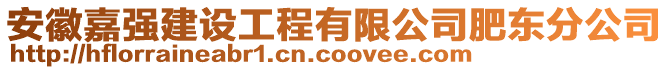 安徽嘉強(qiáng)建設(shè)工程有限公司肥東分公司