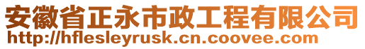 安徽省正永市政工程有限公司