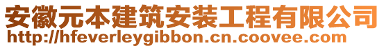 安徽元本建筑安裝工程有限公司