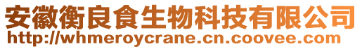 安徽衡良食生物科技有限公司