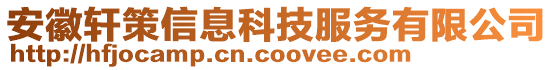安徽軒策信息科技服務(wù)有限公司