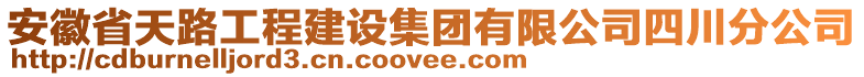 安徽省天路工程建設(shè)集團(tuán)有限公司四川分公司