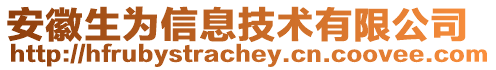 安徽生為信息技術有限公司