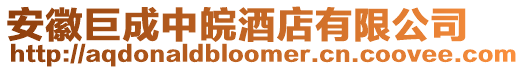 安徽巨成中皖酒店有限公司