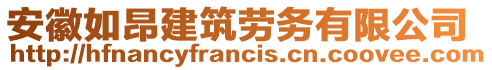 安徽如昂建筑勞務有限公司