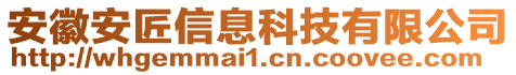 安徽安匠信息科技有限公司