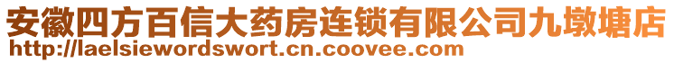 安徽四方百信大藥房連鎖有限公司九墩塘店