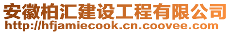 安徽柏汇建设工程有限公司