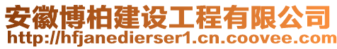 安徽博柏建設(shè)工程有限公司