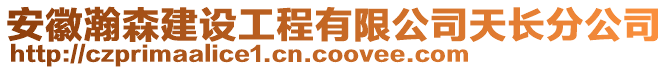 安徽瀚森建設(shè)工程有限公司天長分公司