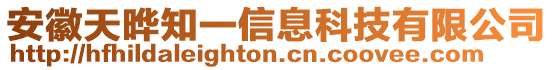安徽天曄知一信息科技有限公司
