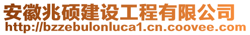 安徽兆碩建設(shè)工程有限公司