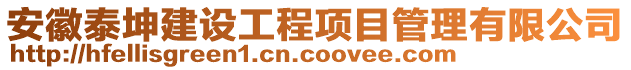 安徽泰坤建設工程項目管理有限公司