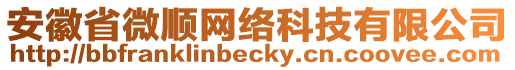 安徽省微順網(wǎng)絡(luò)科技有限公司