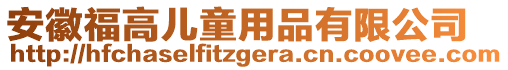 安徽福高兒童用品有限公司