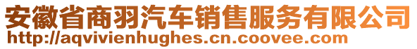 安徽省商羽汽車銷售服務(wù)有限公司