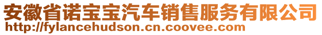 安徽省諾寶寶汽車銷售服務有限公司