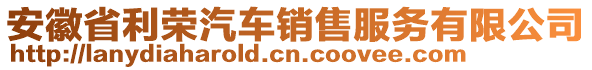 安徽省利榮汽車銷售服務有限公司
