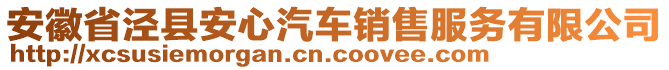 安徽省涇縣安心汽車銷售服務有限公司