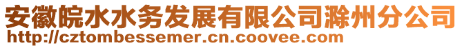 安徽皖水水務(wù)發(fā)展有限公司滁州分公司