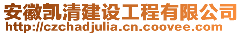 安徽凱清建設工程有限公司