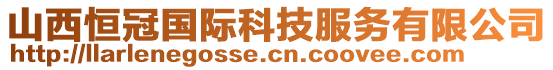 山西恒冠國(guó)際科技服務(wù)有限公司