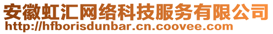 安徽虹匯網(wǎng)絡(luò)科技服務(wù)有限公司