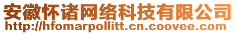 安徽懷諸網(wǎng)絡(luò)科技有限公司