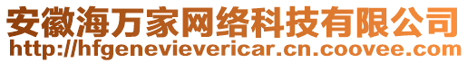 安徽海萬(wàn)家網(wǎng)絡(luò)科技有限公司