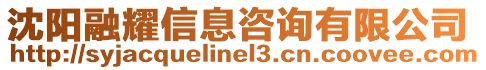 沈陽融耀信息咨詢有限公司