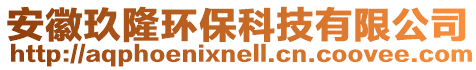 安徽玖隆環保科技有限公司
